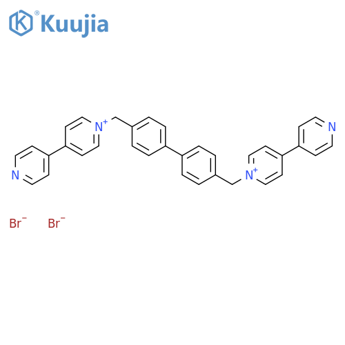 1,1'-[Biphenyl-4,4'-diylbis(methylene)]bis(4,4'-bipyridinium) Dibromide structure