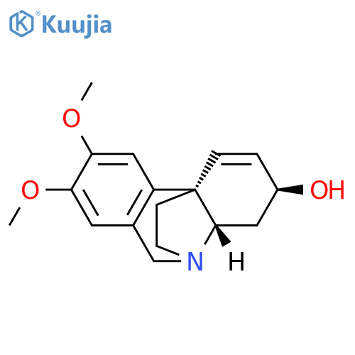 3H,6H-5,10b-Ethanophenanthridin-3-ol,4,4a-dihydro-8,9-dimethoxy-, (3S,4aS,5S,10bR)- structure