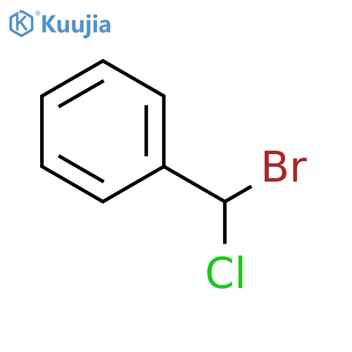 Benzene, (bromochloromethyl)- structure