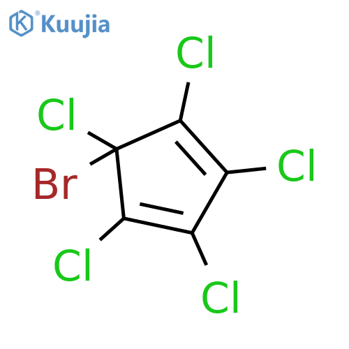 1,3-Cyclopentadiene, 5-bromo-1,2,3,4,5-pentachloro- structure