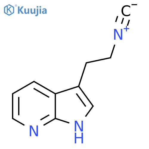 3-(2-isocyanoethyl)-1H-pyrrolo2,3-bpyridine structure