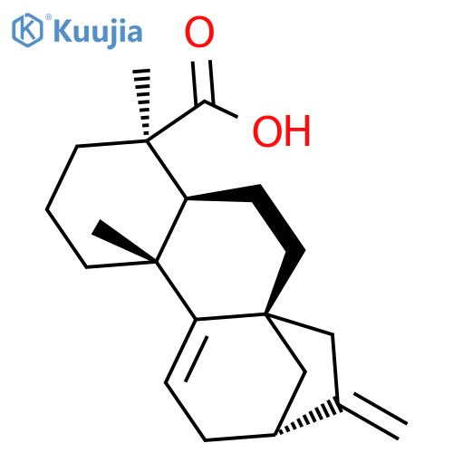 Kaura-9(11),16-dien-18-oicacid, (4a)- structure