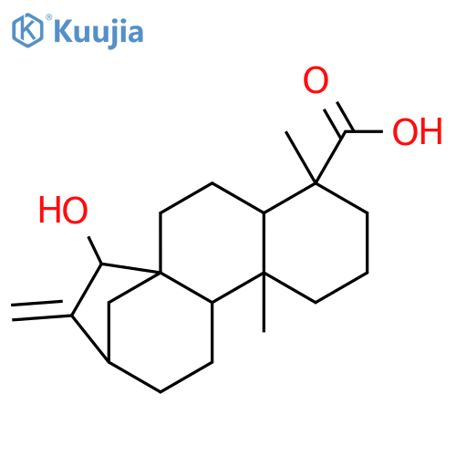 Kaur-16-en-18-oic acid,15-hydroxy-, (4a,15a)- structure