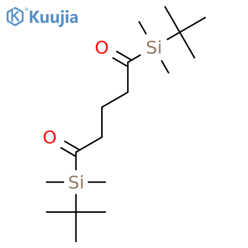 Silane, (1,5-dioxo-1,5-pentanediyl)bis[(1,1-dimethylethyl)dimethyl- structure