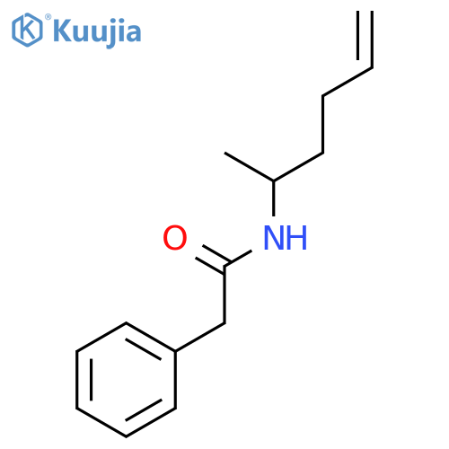 Benzeneacetamide, N-(1-methyl-4-penten-1-yl)- structure