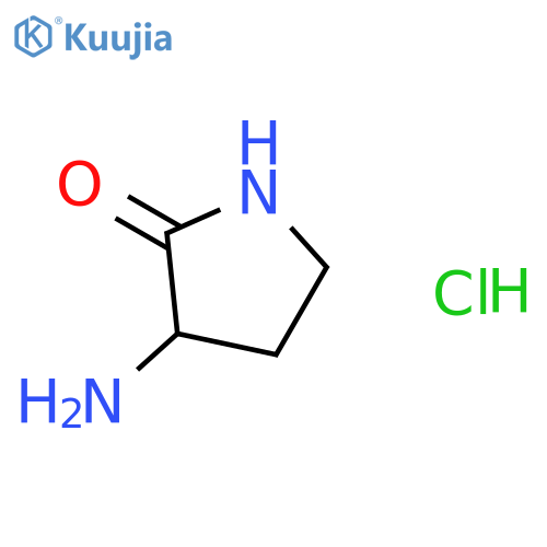 (3R)-3-aminopyrrolidin-2-one;hydrochloride structure