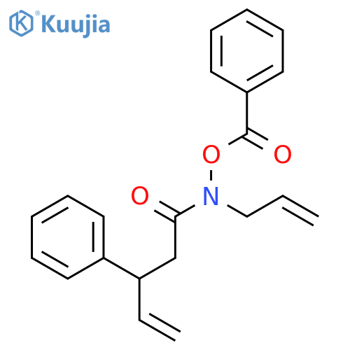 Benzoic acid, (1-oxo-3-phenyl-4-penten-1-yl)-2-propen-1-ylazanyl ester structure