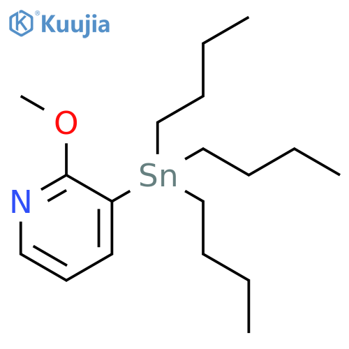 2-METHOXY-3-(TRIBUTYLSTANNYL)PYRIDINE structure