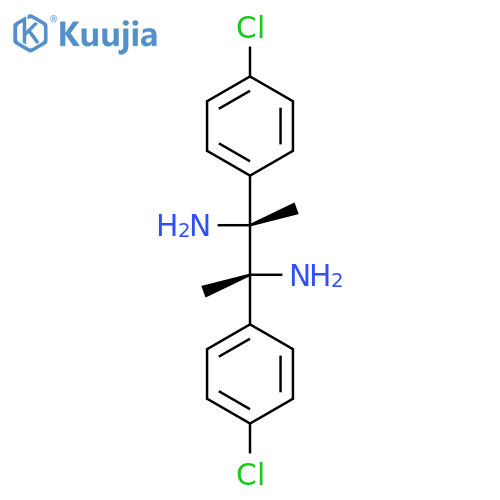 Rel-(2R,3R)-2,3-Bis(4-chlorophenyl)butane-2,3-diamine structure