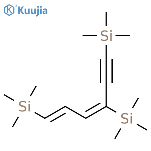 Silane, (3E,5E)-3,5-hexadien-1-yne-1,3,6-triyltris[trimethyl- structure