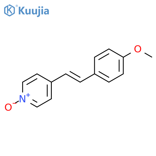 4-[(E)-2-(4-Methoxyphenyl)ethenyl]pyridin-1-ium-1-olate structure