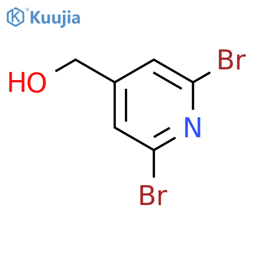 (2,6-Dibromopyridin-4-yl)methanol structure