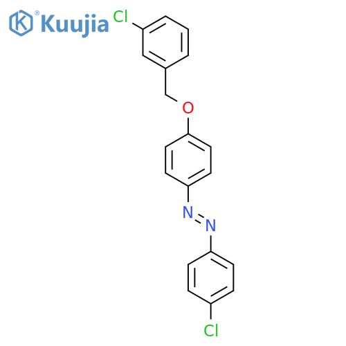 Diazene, (4-chlorophenyl)[4-[(3-chlorophenyl)methoxy]phenyl]- structure