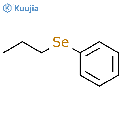Benzene, (propylseleno)- structure