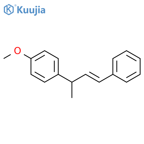Benzene, 1-methoxy-4-[(2E)-1-methyl-3-phenyl-2-propen-1-yl]- structure