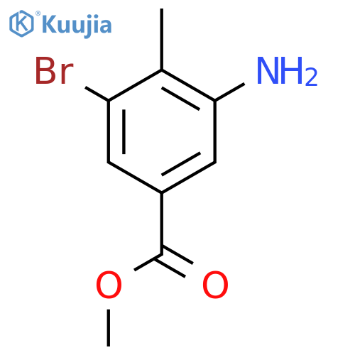 3-Amino-5-Bromo-4-Methyl-Benzoic Acid Methyl Ester structure