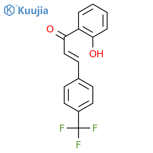2-Propen-1-one, 1-(2-hydroxyphenyl)-3-[4-(trifluoromethyl)phenyl]- structure