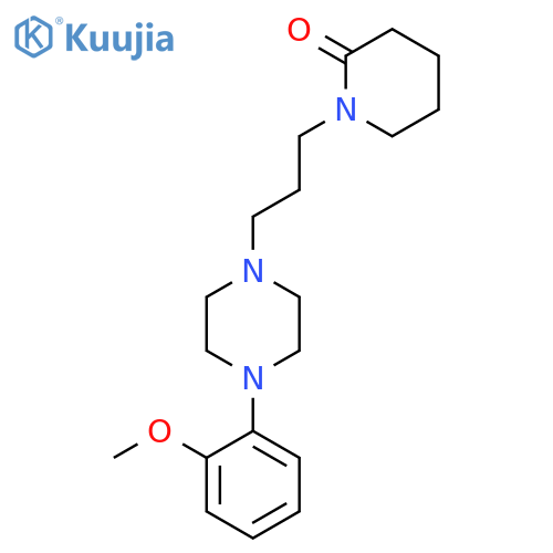2-Piperidinone, 1-[3-[4-(2-methoxyphenyl)-1-piperazinyl]propyl]- structure
