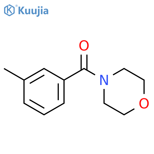 (3-methylphenyl)(morpholin-4-yl)methanone structure