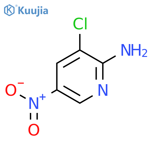 3-chloro-5-nitro-pyridin-2-amine structure