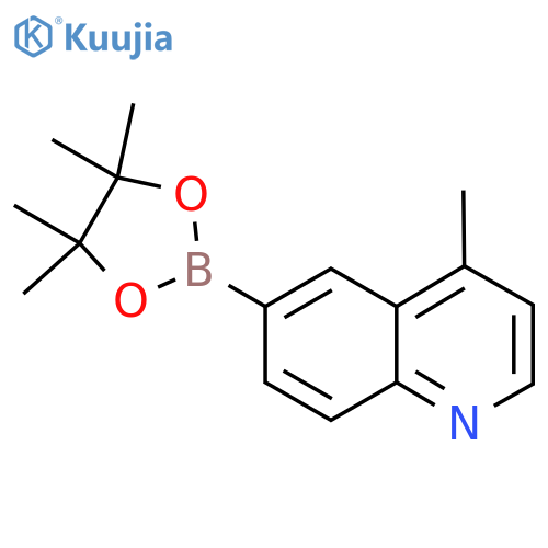 4-Methyl-6-(4,4,5,5-tetramethyl-1,3,2-dioxaborolan-2-yl)quinoline structure