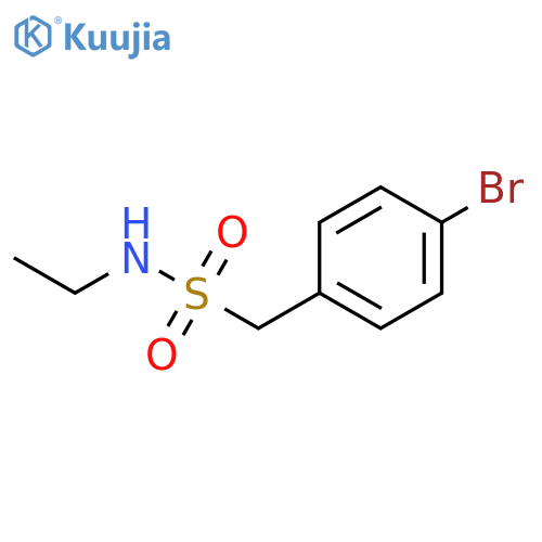 1-(4-bromophenyl)-N-ethylmethanesulfonamide structure