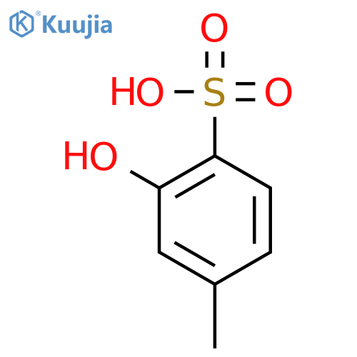 2-Hydroxy-4-methylbenzenesulfonic Acid structure