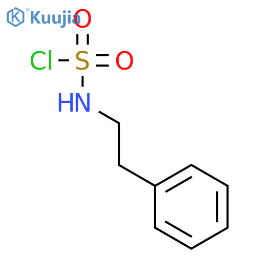 N-(2-phenylethyl)sulfamoyl chloride structure