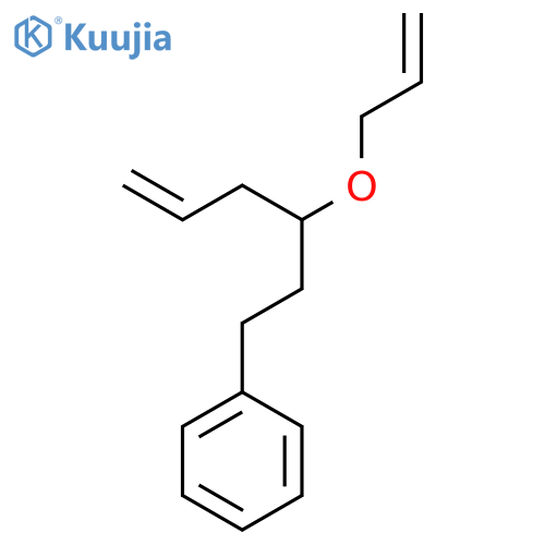 Benzene, [3-(2-propenyloxy)-5-hexenyl]- structure