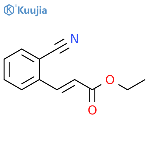 (E)-Ethyl 3-(2-Cyanophenyl)Acrylate structure