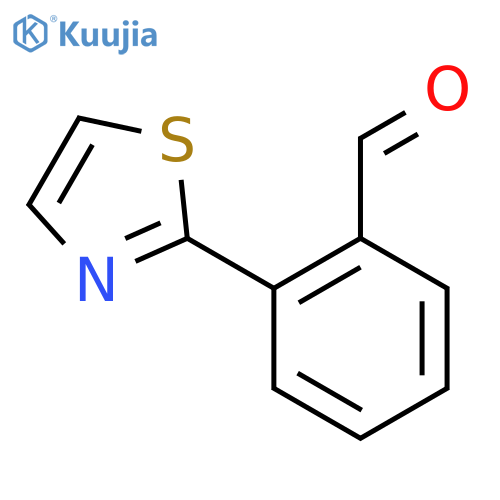 2-(1,3-thiazol-2-yl)benzaldehyde structure