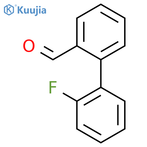 2'-Fluoro-[1,1'-biphenyl]-2-carbaldehyde structure