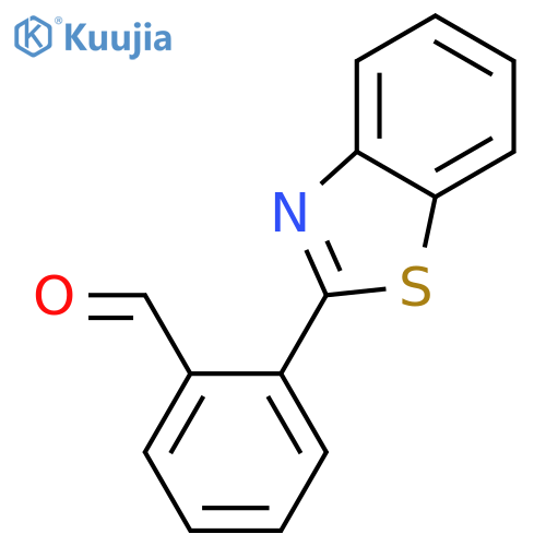 Benzaldehyde,2-(2-benzothiazolyl)- structure
