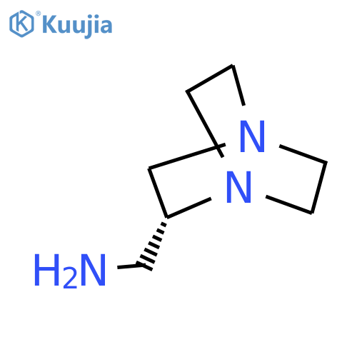 [(2R)-1,4-diazabicyclo[2.2.2]octan-2-yl]methanamine structure