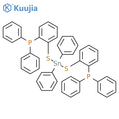 [(Diphenylstannanediyl)bis(sulfanediyl-2,1-phenylene)]bis(diphenylphosphane) structure