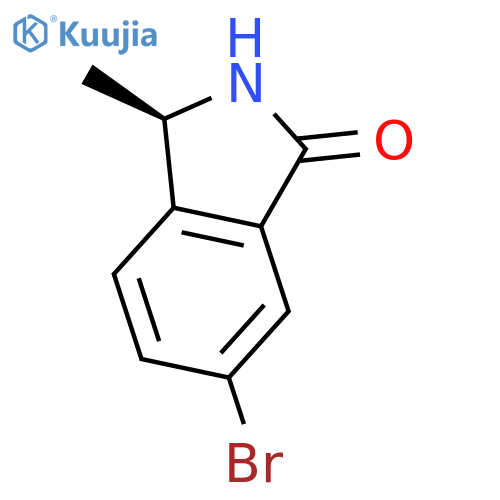1H-Isoindol-1-one, 6-bromo-2,3-dihydro-3-methyl-, (3R)- structure