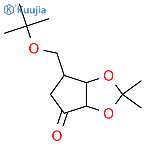 (3Ar,6R,6aR)-6-(tert-Butoxymethyl)-2,2-dimethyldihydro-3aH-cyclopenta[d][1,3]dioxol-4(5H)-one structure