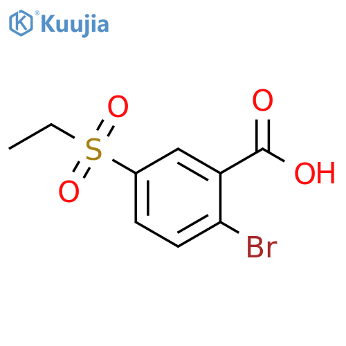 2-Bromo-5-(Ethylsulfonyl)Benzoic Acid structure