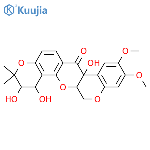 Derrisin; 3',4'-Diepimer, 12a-hydroxy structure
