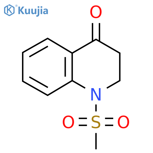 1-Methanesulfonyl-2,3-dihydro-1H-quinolin-4-one structure
