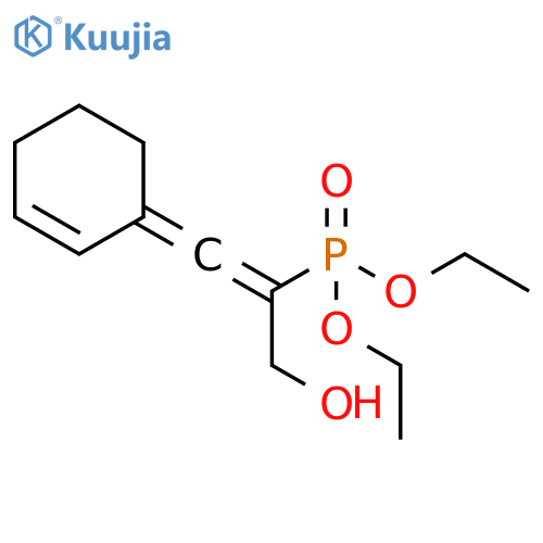 Phosphonic acid, [2-cyclohexen-1-ylidene(hydroxymethyl)ethenyl]-,diethyl ester structure