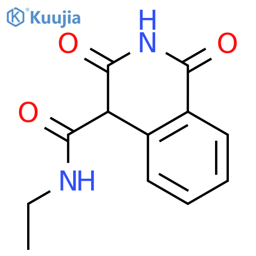 4-Isoquinolinecarboxamide, N-ethyl-1,2,3,4-tetrahydro-1,3-dioxo- structure