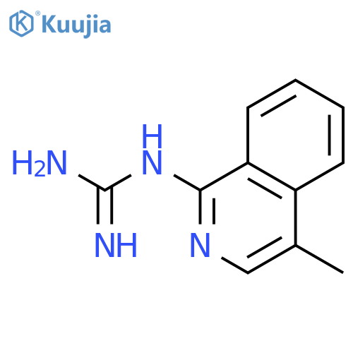 Guanidine, (4-methyl-1-isoquinolinyl)- structure