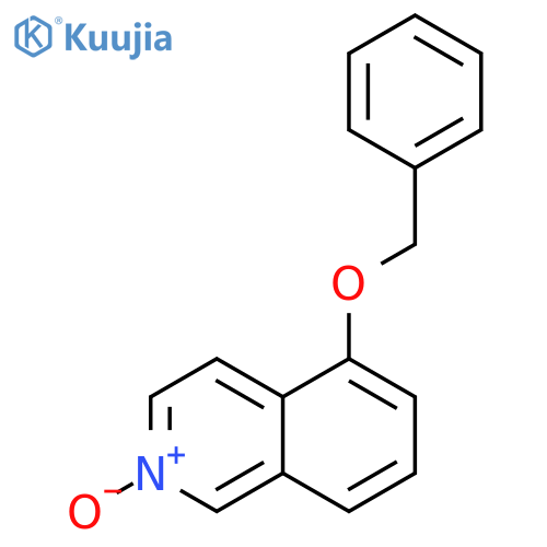 Isoquinoline, 5-(phenylmethoxy)-, 2-oxide structure