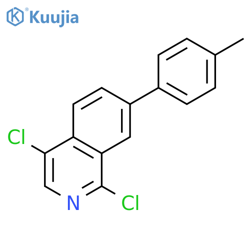 Isoquinoline, 1,4-dichloro-7-(4-methylphenyl)- structure