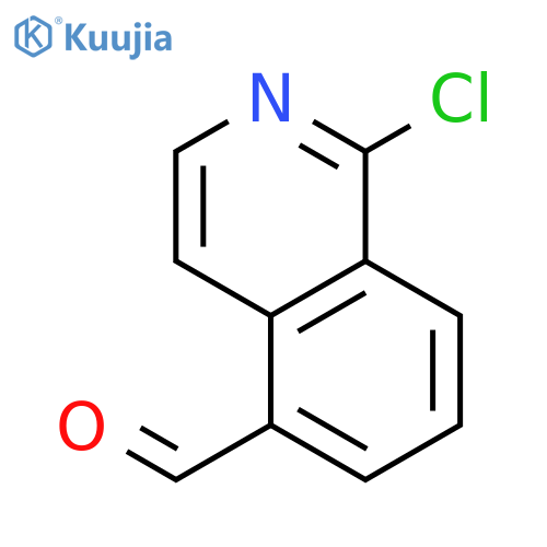 1-Chloroisoquinoline-5-carbaldehyde structure