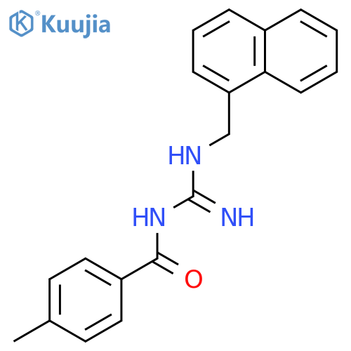 BENZAMIDE, N-[IMINO[(1-NAPHTHALENYLMETHYL)AMINO]METHYL]-4-METHYL- structure