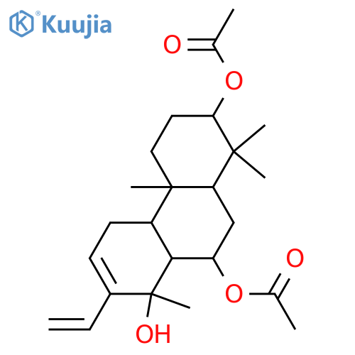 12,15-Cassadiene-3,7,14-triol; (3β,7β,14β)-form, 3,7-Di-Ac structure