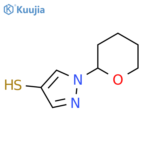 1-(oxan-2-yl)-1H-pyrazole-4-thiol structure