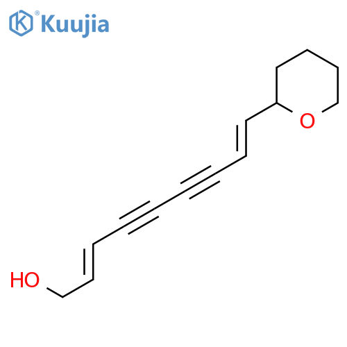 (2E,8E)-9-(tetrahydro-2H-pyran-2-yl)nona-2,8-diene-4,6-diyn-1-ol structure